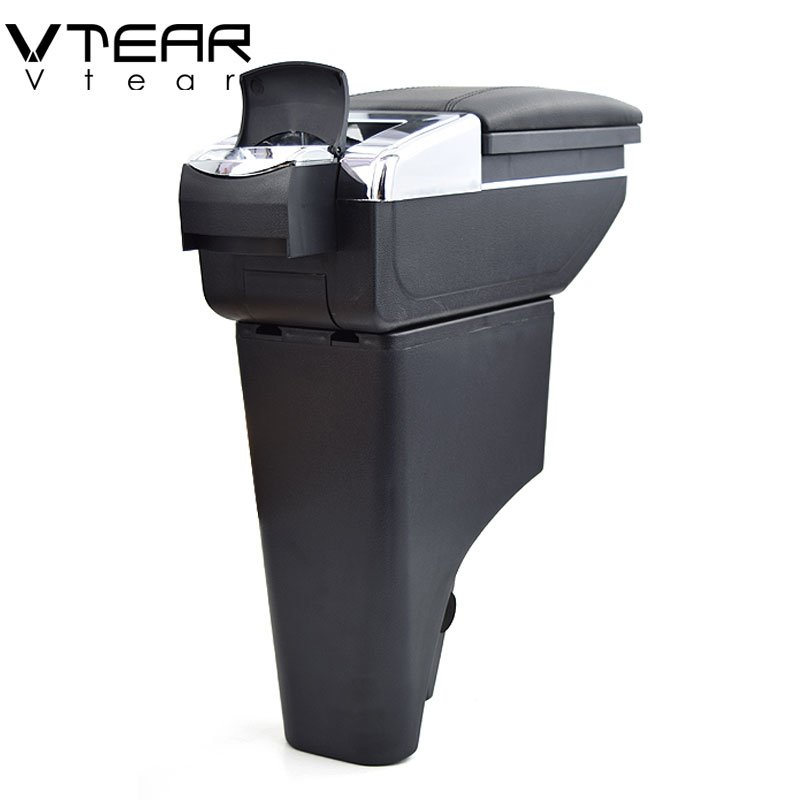 Vtear for Perodua Bezza Armrest Central Store Content Storage Box Products Interior Arm Rest Car-styling Accessories Parts