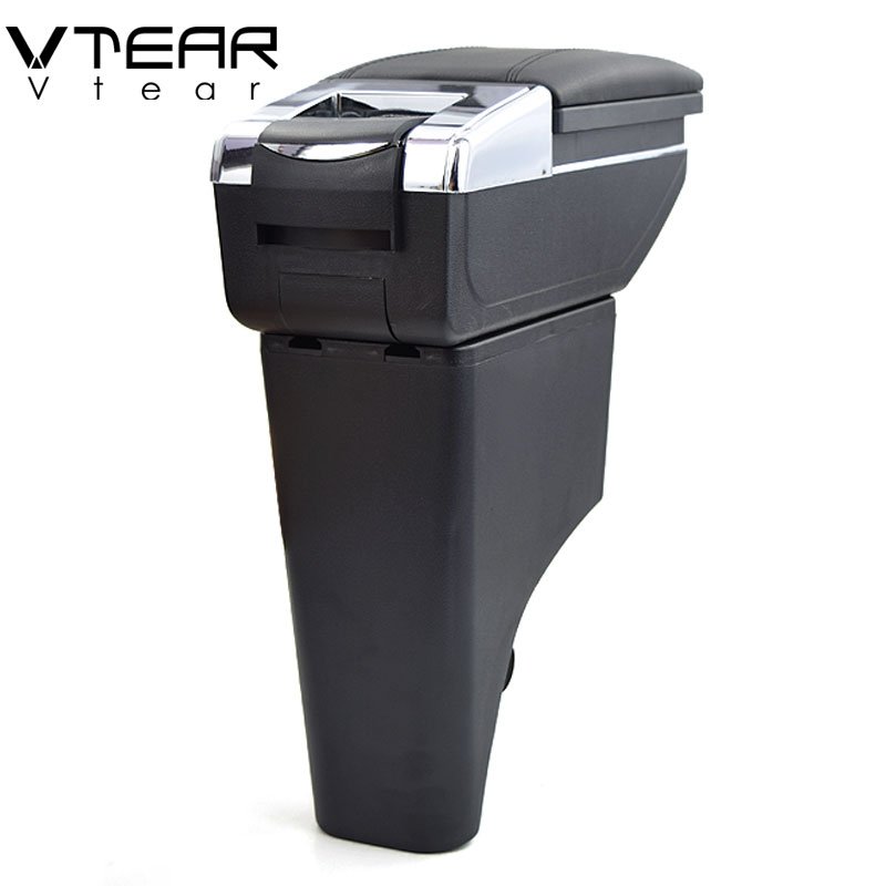 Vtear for Perodua Bezza Armrest Central Store Content Storage Box Products Interior Arm Rest Car-styling Accessories Parts