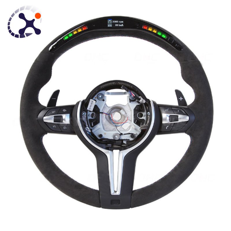 Customize With LED Alcantara Steering Wheel for BMW M3 M5 M6 F20 F21 F52 F23 F45 F46 F30 F34 F35 X1 M3 M5