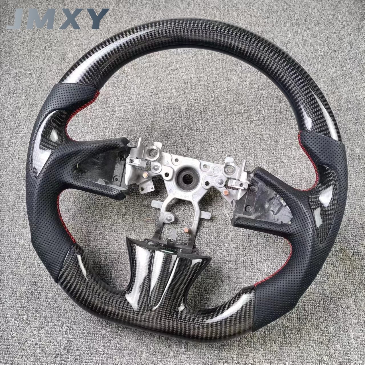 Sports-Style Carbon Fiber Steering Wheel for Infiniti Q50 Q60 QX50 Racing-Style Car Interior Accessory