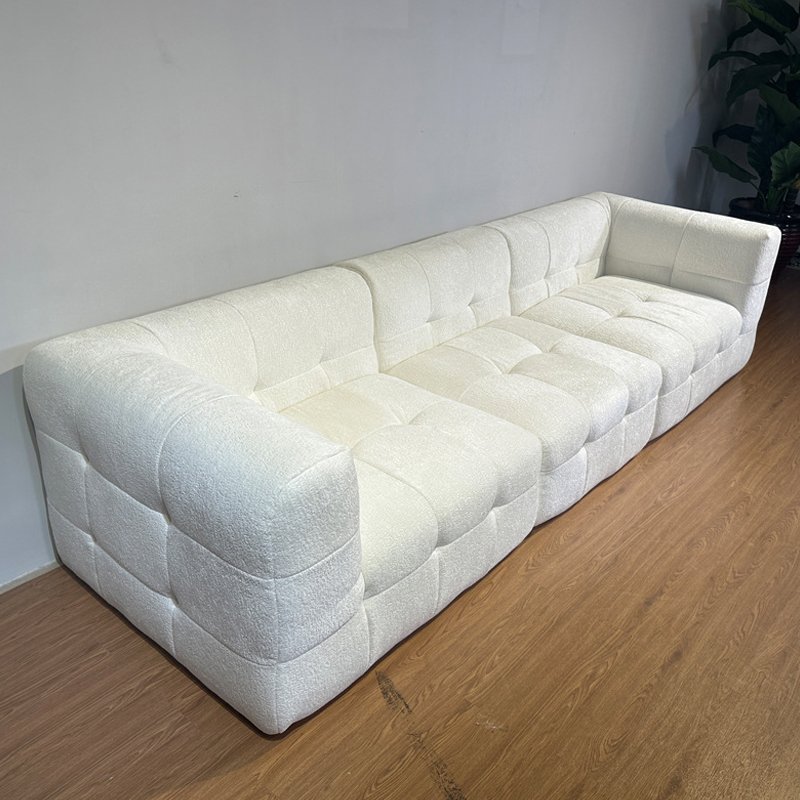 AOMISI CASA High Quality Compressed Sofa Foshan Vacuum Pack Fabric Modular Sofa Set High Soft Sponge Straight Row Sofa