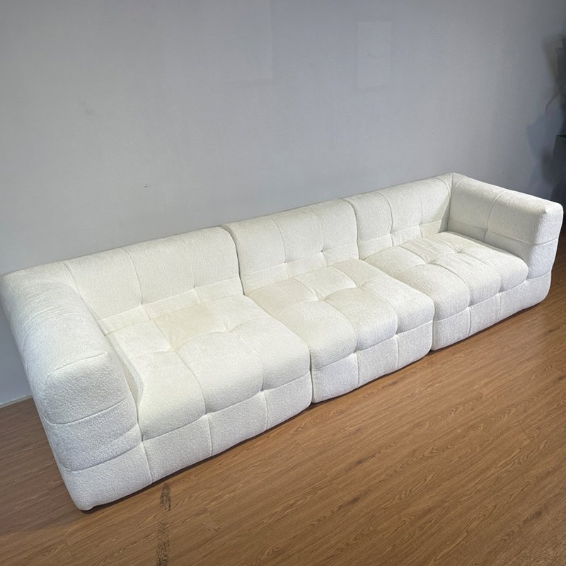 AOMISI CASA High Quality Compressed Sofa Foshan Vacuum Pack Fabric Modular Sofa Set High Soft Sponge Straight Row Sofa