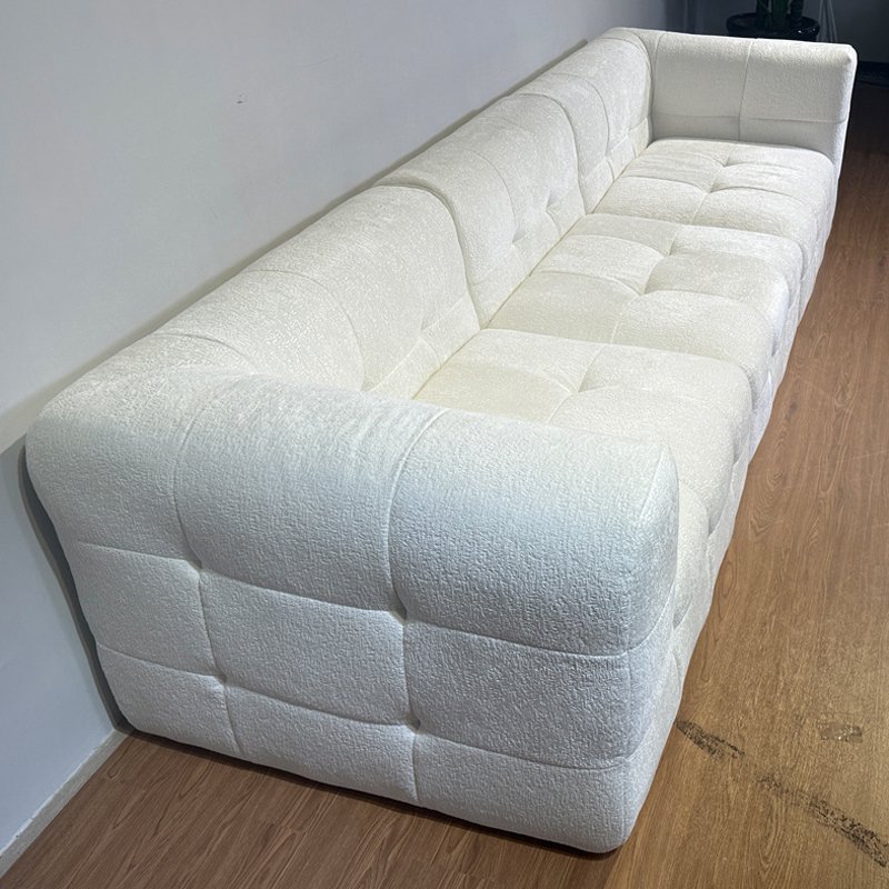 AOMISI CASA High Quality Compressed Sofa Foshan Vacuum Pack Fabric Modular Sofa Set High Soft Sponge Straight Row Sofa