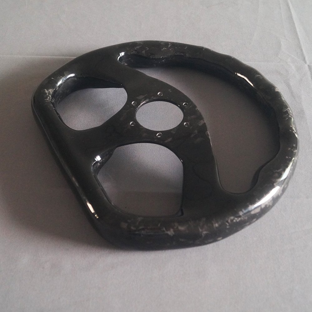 Car Steering Wheel Carbon Fiber Black forging 310mm diameter