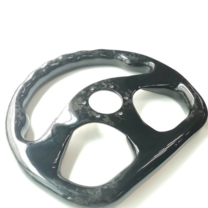 Car Steering Wheel Carbon Fiber Black forging 310mm diameter