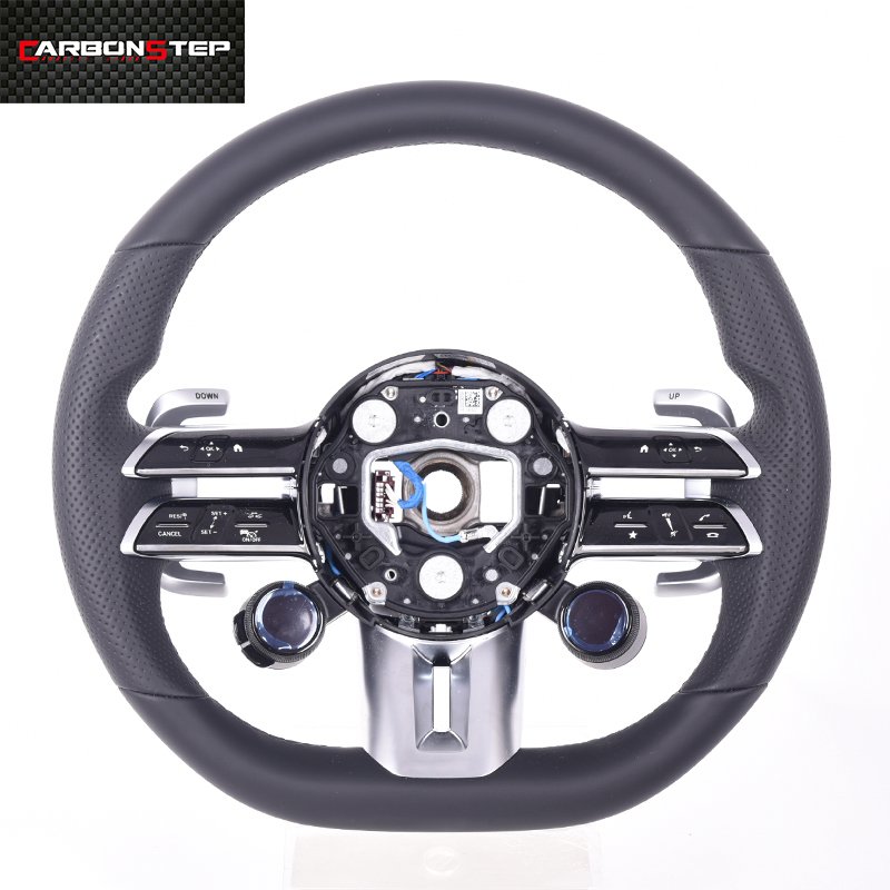 Car Steering Wheel For Mercedes Benz AMG G63 W212 W222 W213 W205 W211 W204 CLA CLS SL500 Leather Steering Wheel