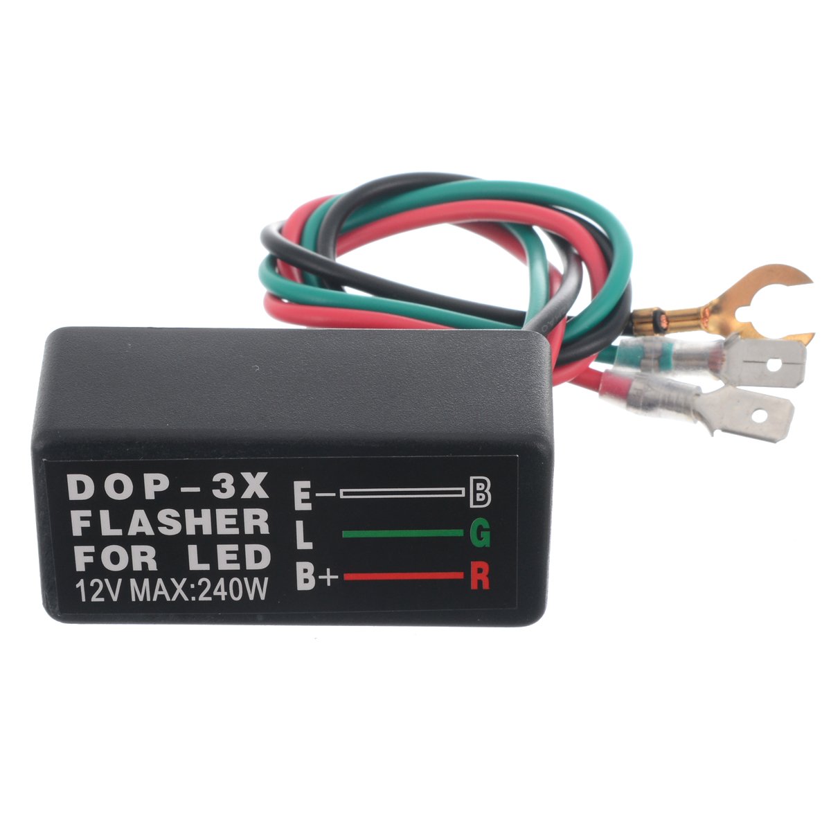 IP67 12V DOP-3X LED Turn Indicator Light Flasher Blinker Universal Auto Relay LED Module for Car Turn Signal Flasher