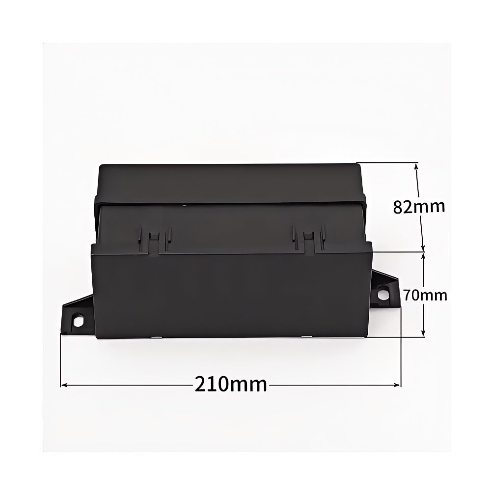 11 Way Relay Fuse Block Holds Universal Waterproof Fuse Relay Box with 6 Relays and Metallic Pins Terminal