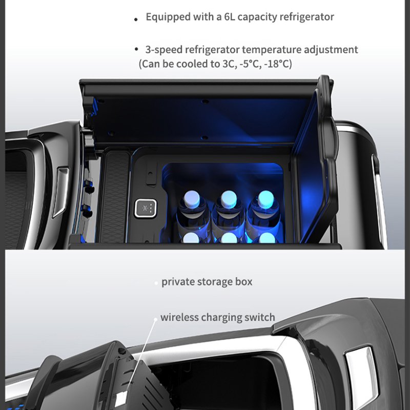 Wuxian Plus Center Armrest Storage Box Car Central Console for Honda Elysion 2019-2022 Year