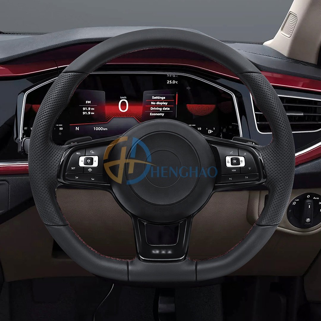 Custom Car Steering Wheel For Volkswagen Polo Passat MK6 MK7 MK8 Golf 7 Steering Wheel Upgrade