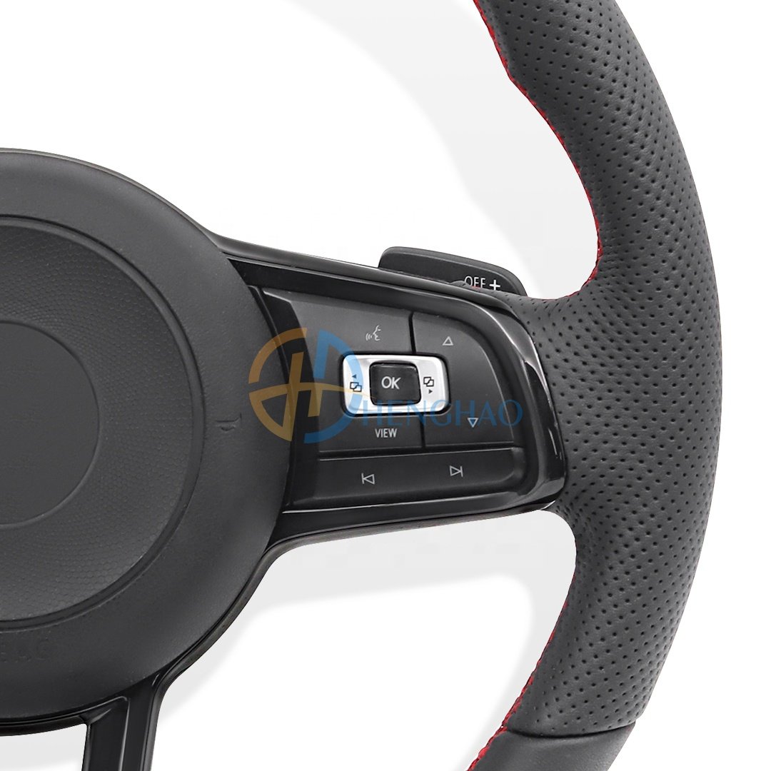 Custom Car Steering Wheel For Volkswagen Polo Passat MK6 MK7 MK8 Golf 7 Steering Wheel Upgrade