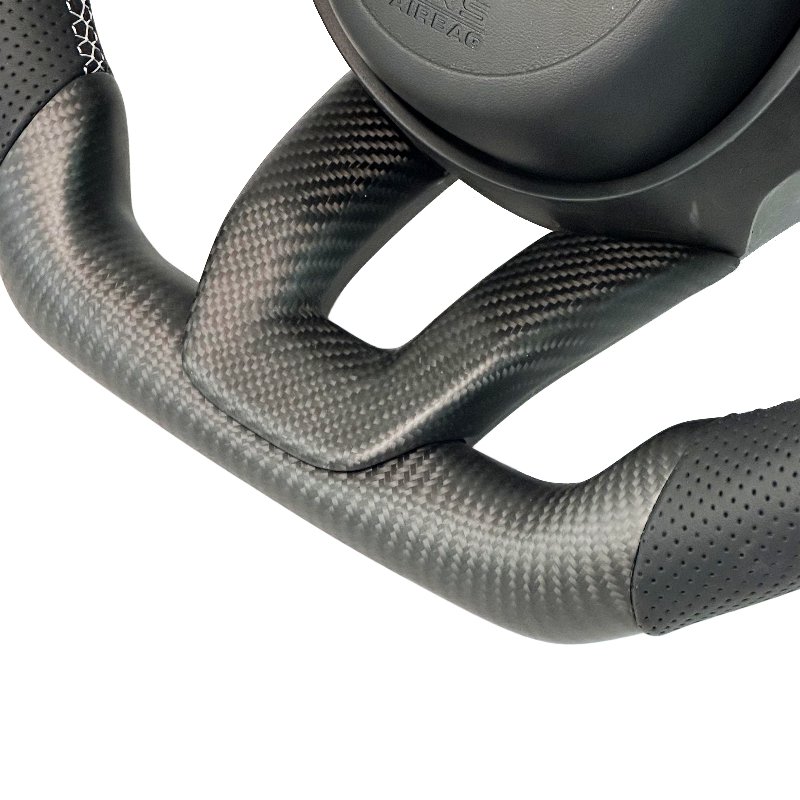 Personalized matte carbon fiber sports car steering wheel for Honda H-RV Fit upgraded real carbon fiber steering wheel