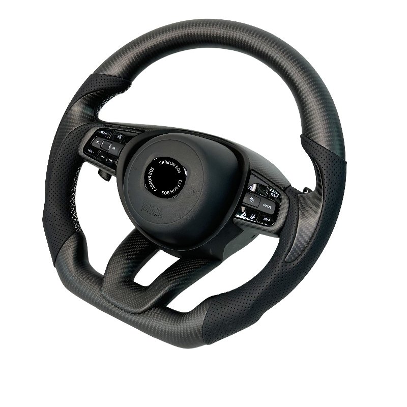 Personalized matte carbon fiber sports car steering wheel for Honda H-RV Fit upgraded real carbon fiber steering wheel