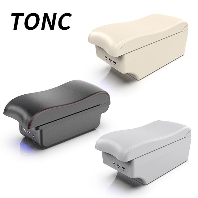 TONC for Mazda MAZDA 2 Portable Car Seat Armrest Storage Box Cup Holder Center Console Car Interior Parts Armrest Box