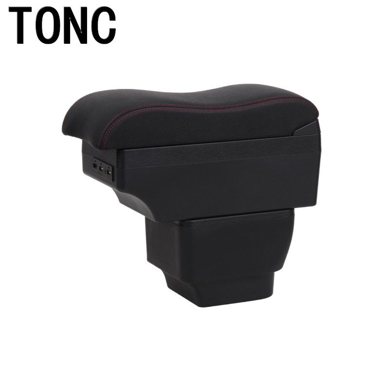 TONC for Mazda MAZDA 2 Portable Car Seat Armrest Storage Box Cup Holder Center Console Car Interior Parts Armrest Box