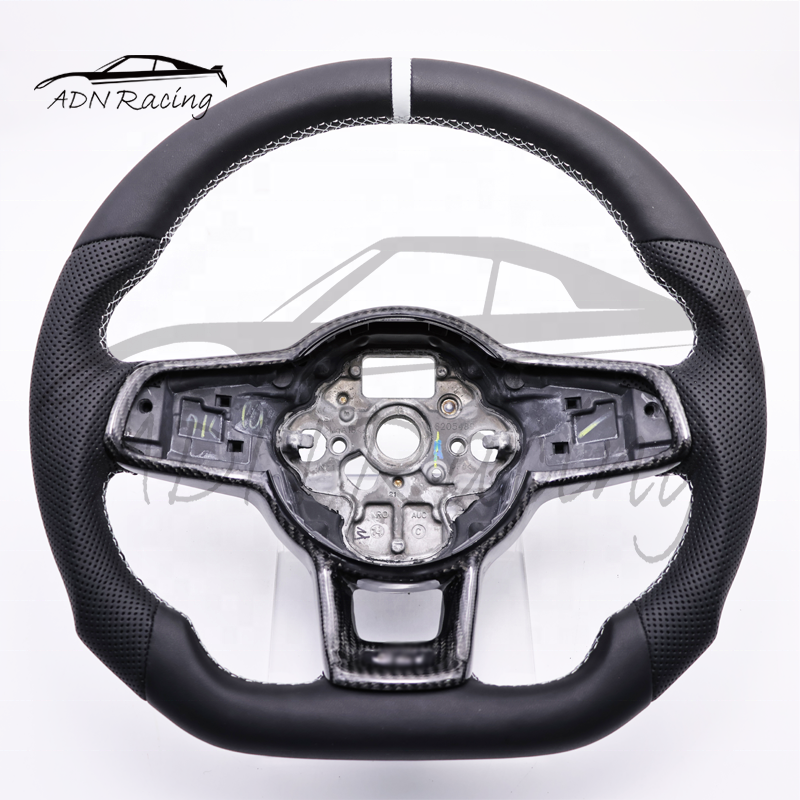 2014+ Custom Carbon Fiber Steering Wheel For Volkswagen Golf MK7 GTI R