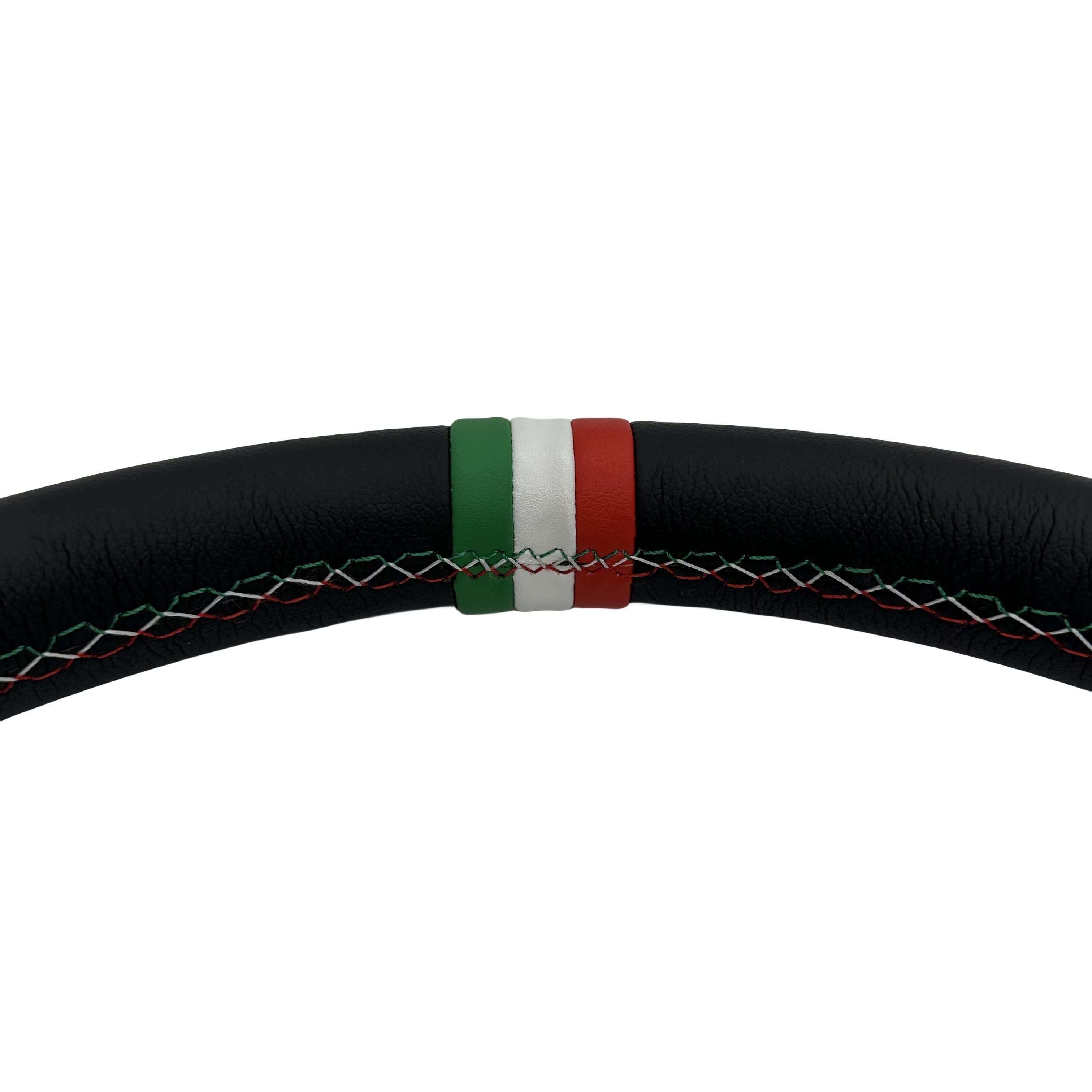 Custom color strip 14 inch super fiber leather steering wheel car steering wheel steering wheel