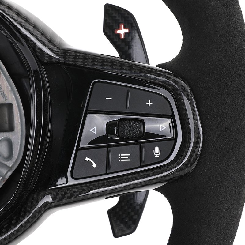 With Carbon Trim Upgrade LCI Steering Wheel for BMW G20 G30 G80 G82 G42 M4 F82 M5 F90 M3 F80 X5 F95 X6 F96 X3M F97 M8 F92 M340i
