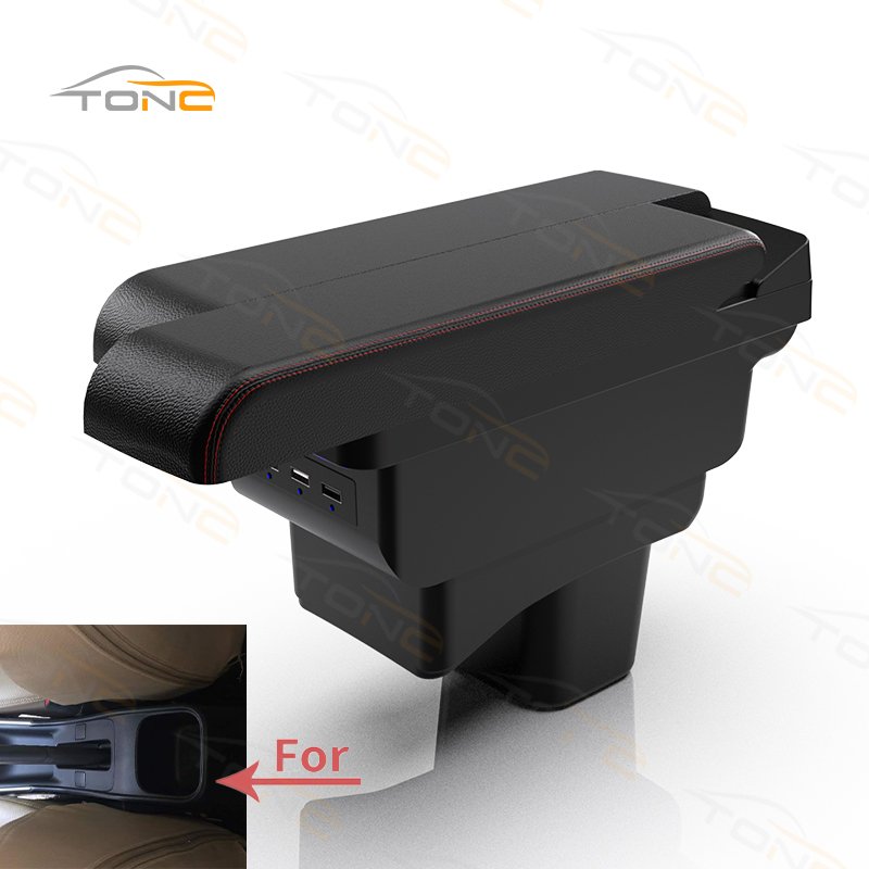 TONC Practical Baleno Car Interior Accessories - Comfortable Armrest Box with Extra Storage and USB Charging