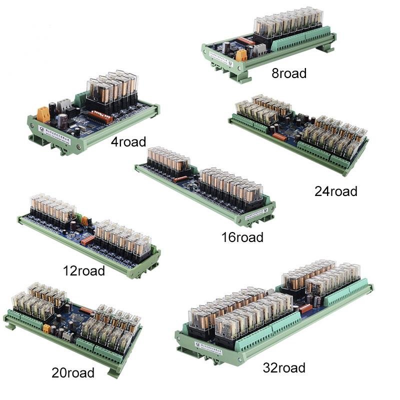 4 Road RS485 Communication Relay Module Modbus Protocol With Address Switch Output Module Remote