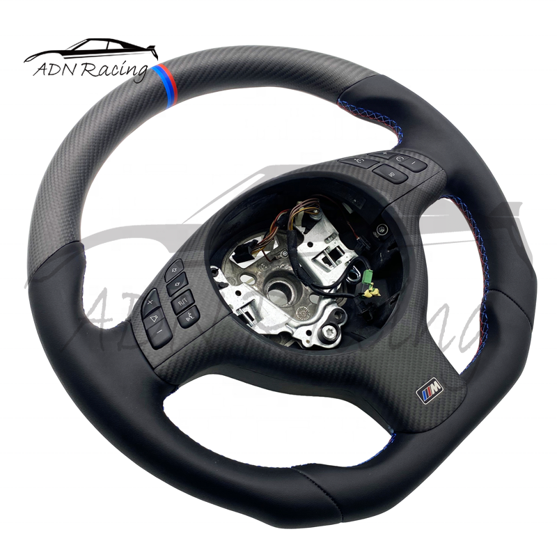 For BMW 330i E39 M5 E46 M3 Sport Carbon Fiber Steering Wheel