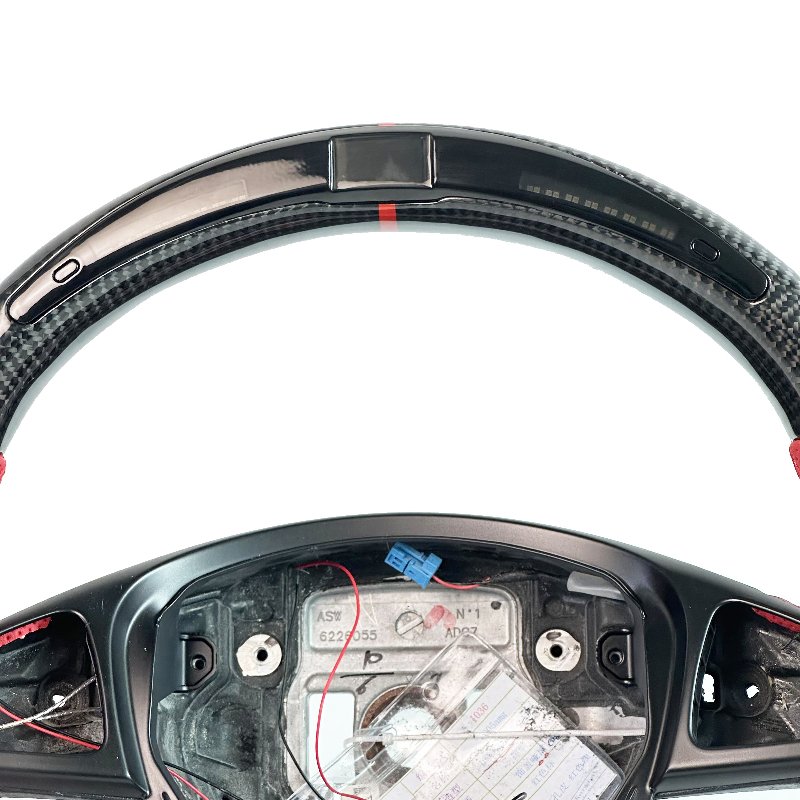 custom made LED Carbon Fiber Steering Wheel for Mercedes-Benz AMG W204 W205 W212 W218 W207 W172 C200 C260 300 Car Steering Wheel