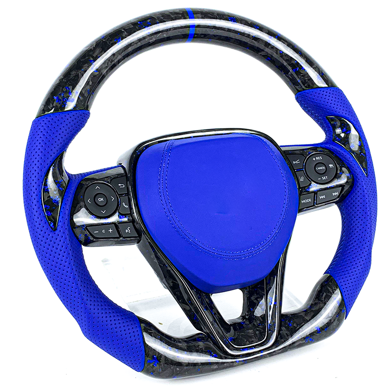Sports style For Toyota 2018 2019 2020 2021 2022 2023 Camry Avalon RAV4 Corolla carbon fibre Customized Steering wheel