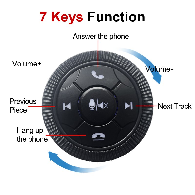 Car Steering Wheel Control Button Remote Controller Smart Wireless For Car Radio