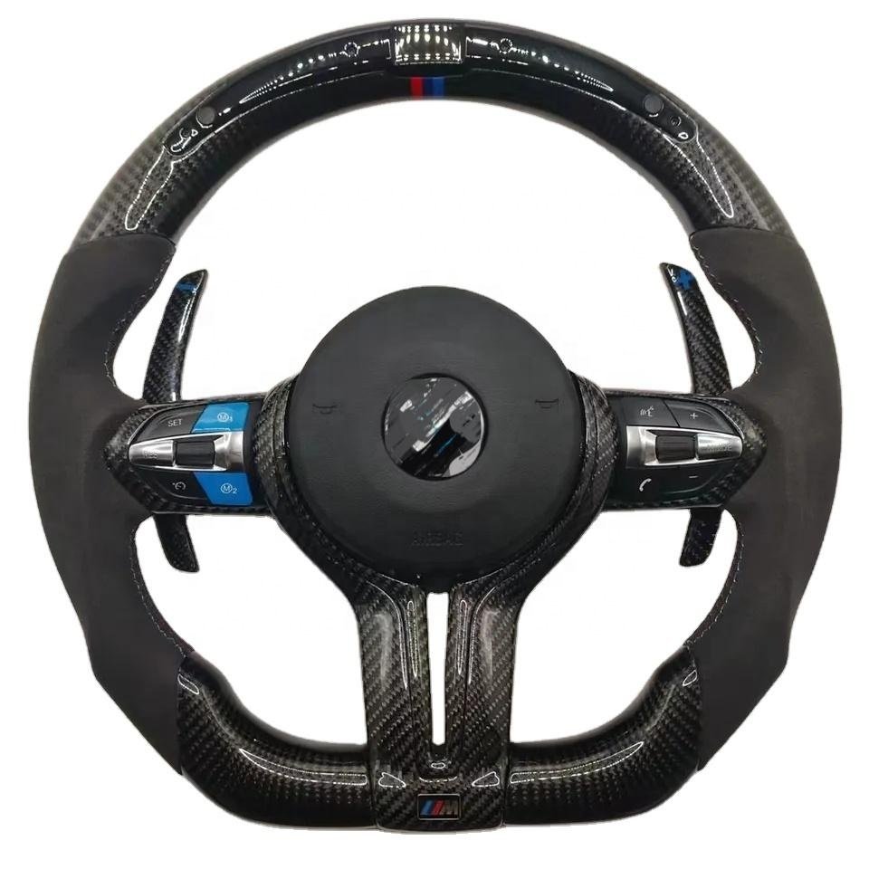 Carbon Fiber Car Steering Wheel For BMW F Chassis F10 F20 F21 F30 F31F80 M Power Steering Wheel LED