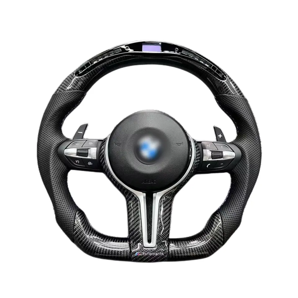 Carbon Fiber Car Steering Wheel For BMW F Chassis F10 F20 F21 F30 F31F80 M Power Steering Wheel LED