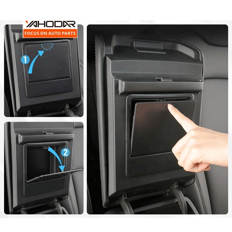Car Center Console Accessories One-Touch Armrest Hidden Storage Box Fit for Tesla Model 3 Y 2017-23