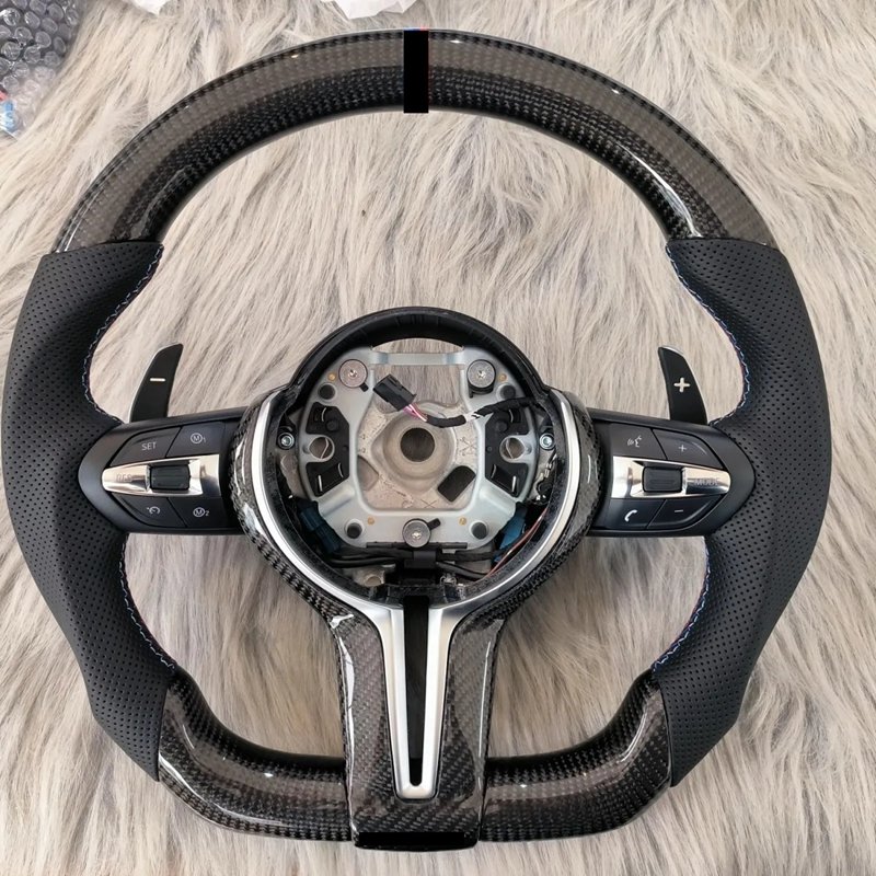 Car Steering Wheel Fit For BMW F30 M Sport Steering Wheel F35 F80 F10 F16 F25 F30 M3 M4 M2 M5 M7 Carbon Fiber Steering Wheel