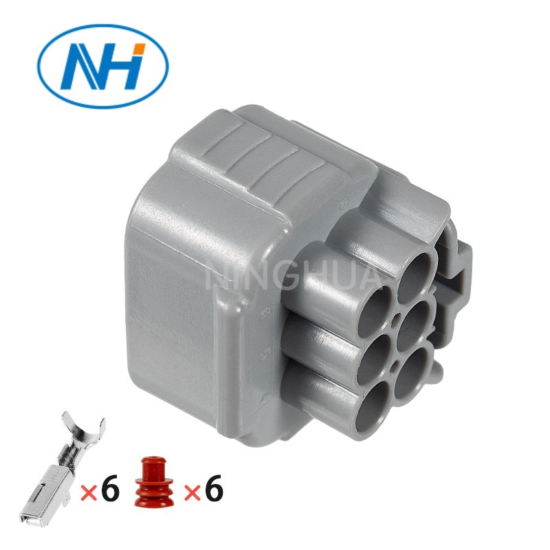 6 Pin Auto TS Accelerator Pedal Plug Light Lamp Socket Car Water Spray Relay Controller Connector for Toyota 6188-0175