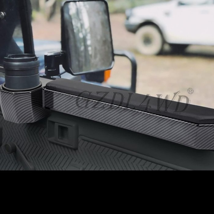 Cup Holder Door Armrest Organiser Cup Holder Storage for Land Cruiser 70 Series LC70 75 76 78 79 FJ70 FJ78 FJ79