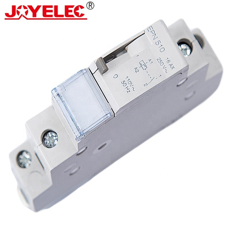 Din Rail Mount Modular Module Latching Relay Impulse Relay Epn510 1NO 220V 250V 110V AC