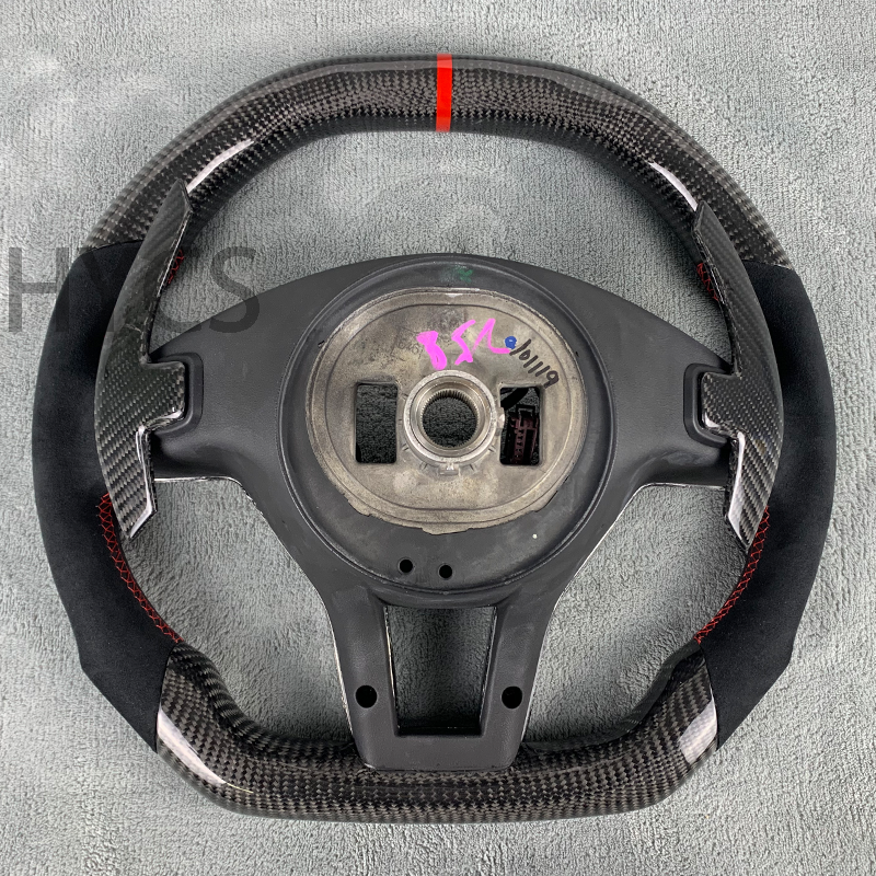 For Mercedes Benz W204 W218 W214 W212 A-Class/C-Class/E-Class Steering Wheel Carbon Fiber