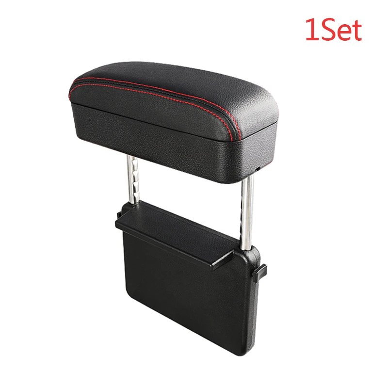 Adjustable Auto Accessory Universal Car Armrest Box with Elbow Support Cup Holder Front Seat Gap Organizer