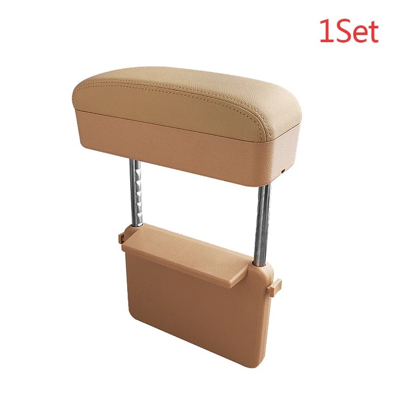 Adjustable Auto Accessory Universal Car Armrest Box with Elbow Support Cup Holder Front Seat Gap Organizer