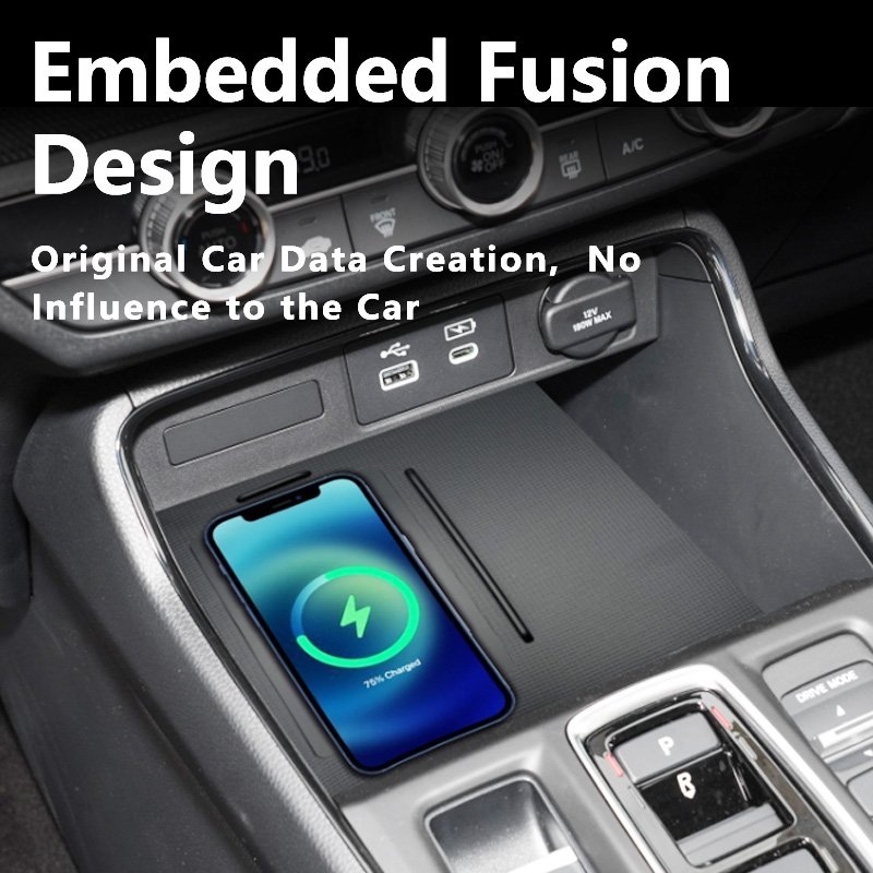 Original Car Used Console Box Armrest Box Wireless Phone Charger Special for Honda CR-V 6th 2019-2022