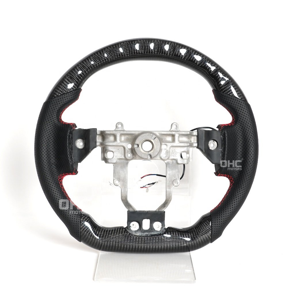 Custom Carbon Fiber Steering Wheel For Mitsubishi Lancer Evolution X Evo X Steering Wheel 2007 2008 2010 2011 2013 2014 2015