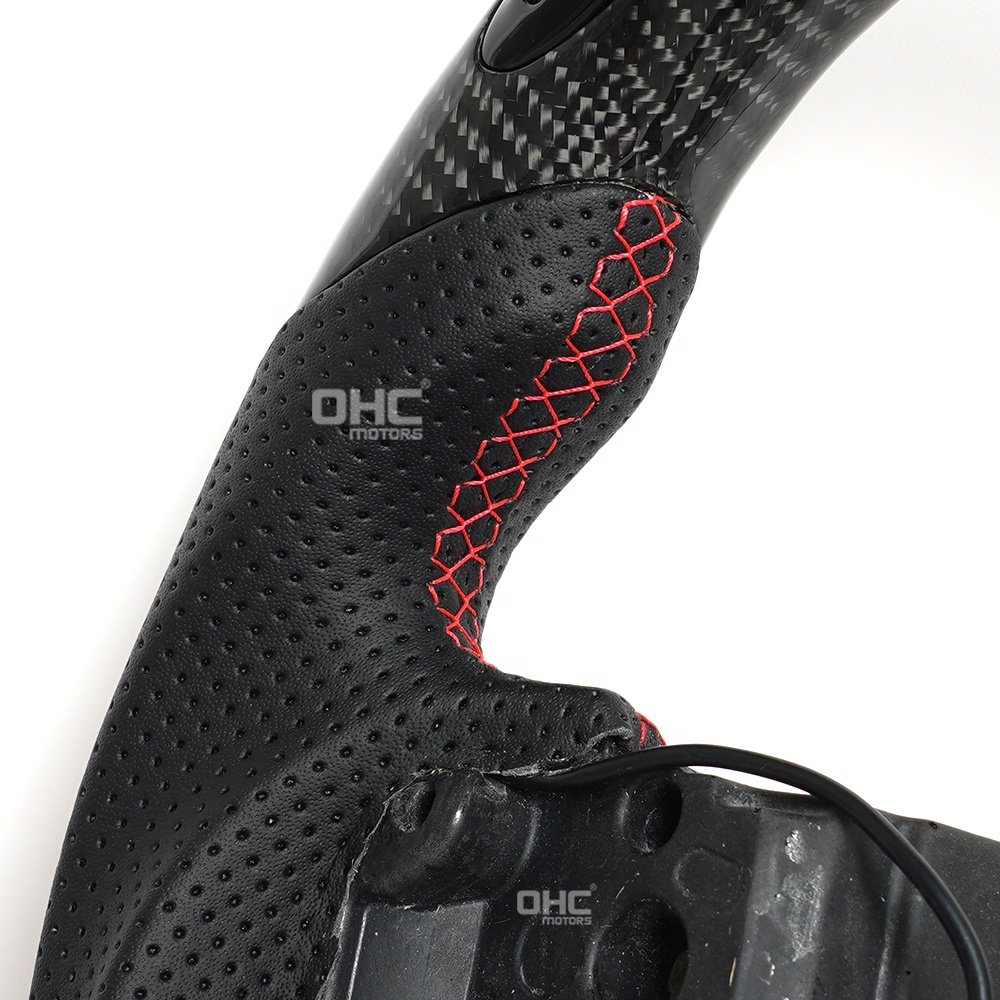 Custom Carbon Fiber Steering Wheel For Mitsubishi Lancer Evolution X Evo X Steering Wheel 2007 2008 2010 2011 2013 2014 2015