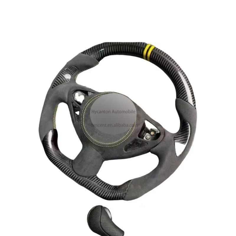 Car original real carbon fiber LED leather Alcantara steering wheel For Infiniti g37 g27 car steering wheel