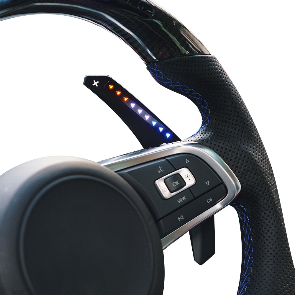 Customized LED upgrade carbon fiber steering wheel for VW Golf 8GTI GTI MK70 Mk SCIROCCO 2014-2017