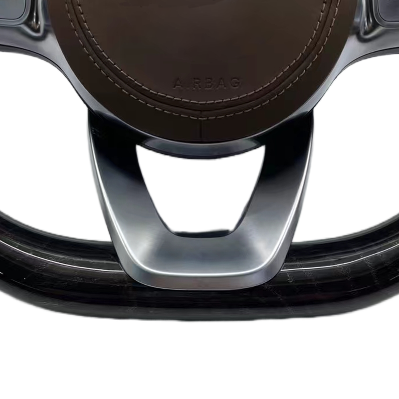 Mahogany stitched leather steering wheel for Mercedess Benzs W211 W212 W213 GLA X156 GLC X253