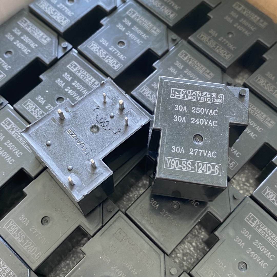 In Stock Jqx 15f T90 Pcb 6 Legs Pin Relais Rele 24v 24 Volt Dc 30 Amp 250vac 24vdc Sanyou 30A Relay