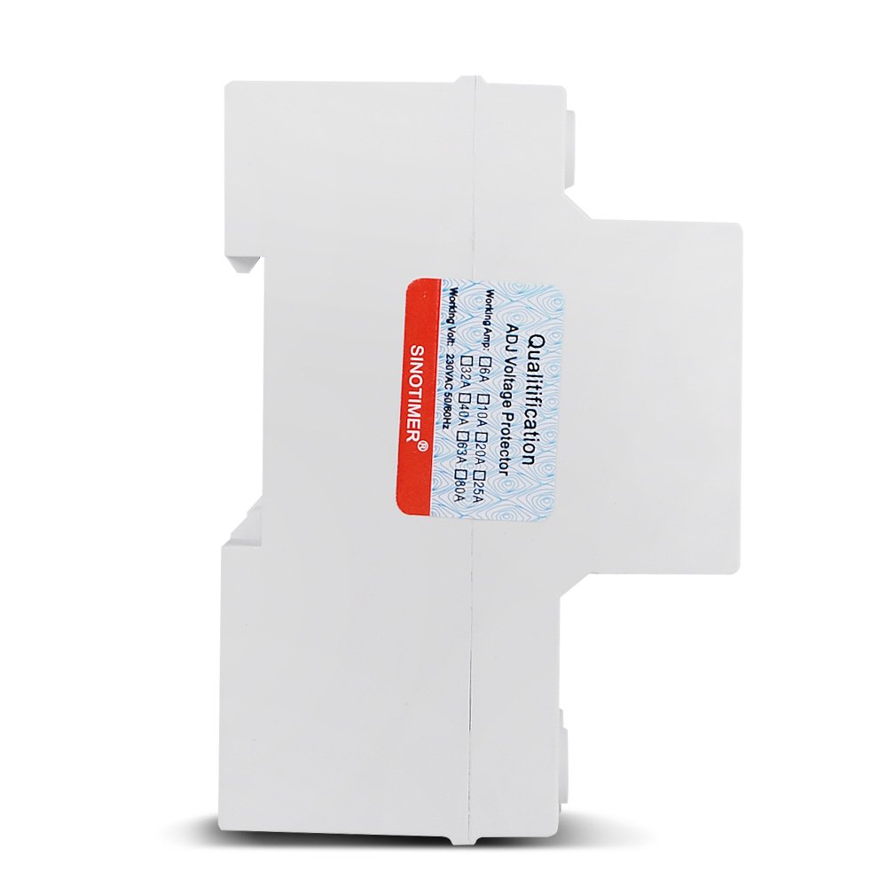 Three Phase 4 Wires 380V 50A 63A 80A Adjustable Voltage Ampere Protector Self Recovery Auto Reconnect Voltage Protection Relay