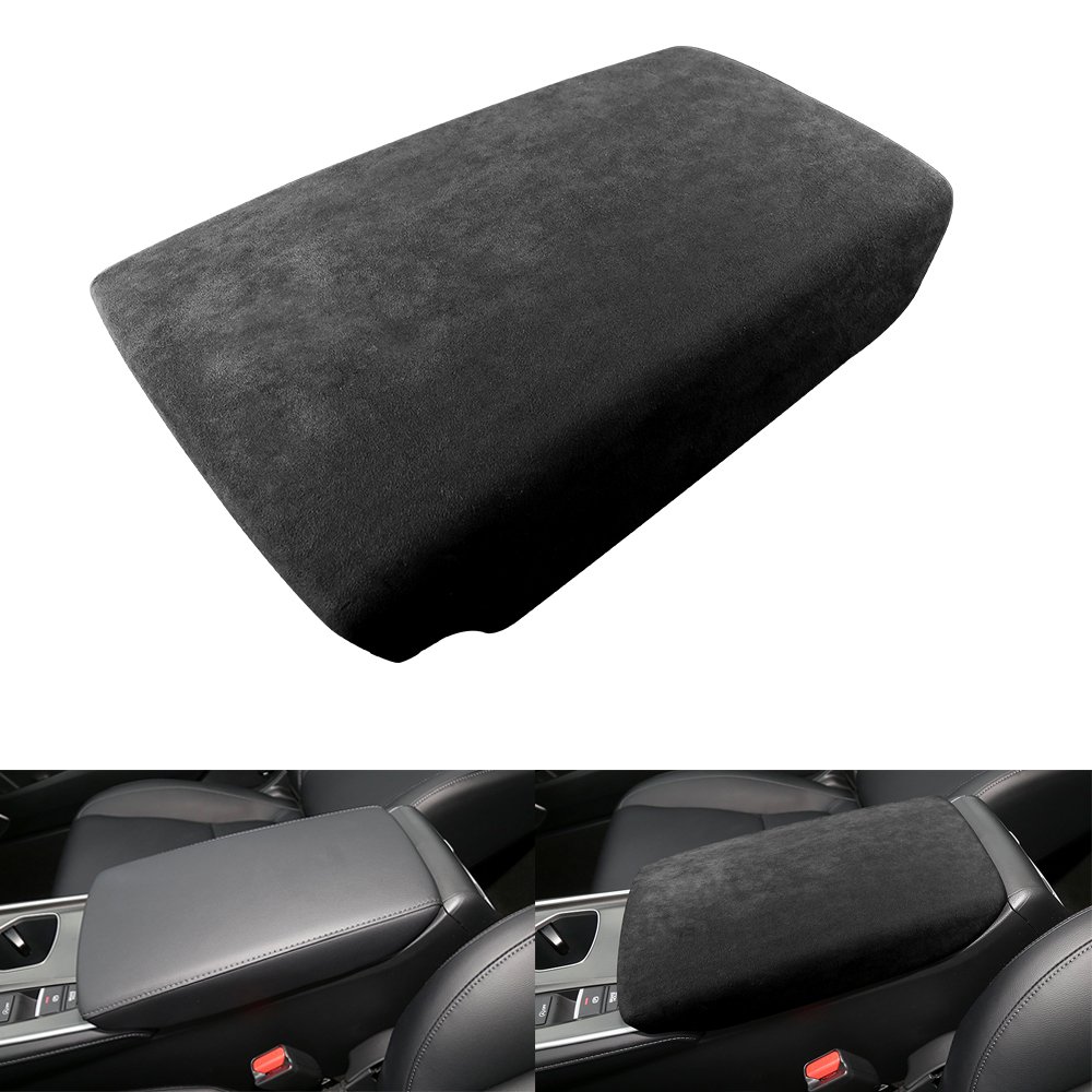 Ushilife Alcantara Car Central Armrest Storage Box Cover for Honda ACCORD 2017 2018 2019 2020 2021 2022 Car Accessory
