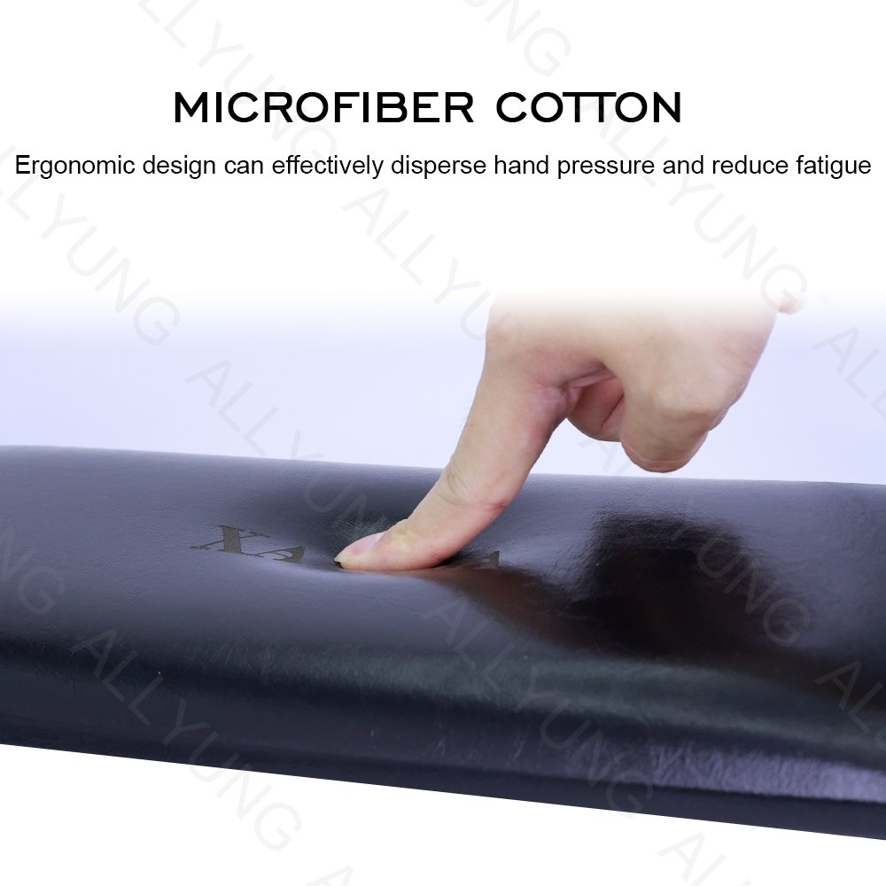 U-Shape PU Leather Nail Armrest Hand Pillow with Elevation Table Manicure Equipment Featuring Round Silicone for Nail Salons
