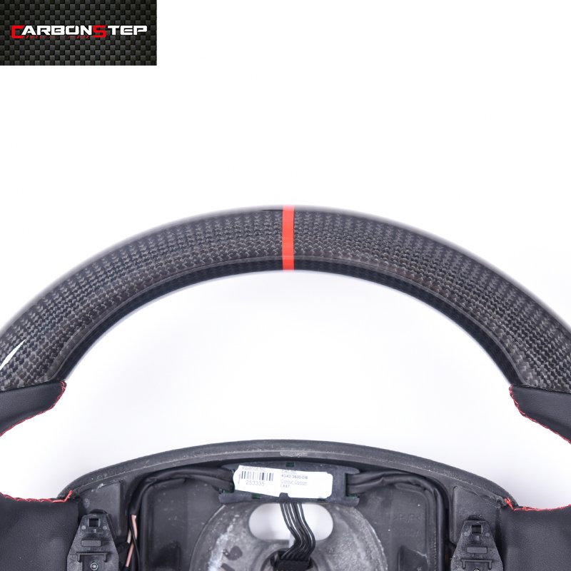 Carbon fiber car steering wheel for Aston Martin