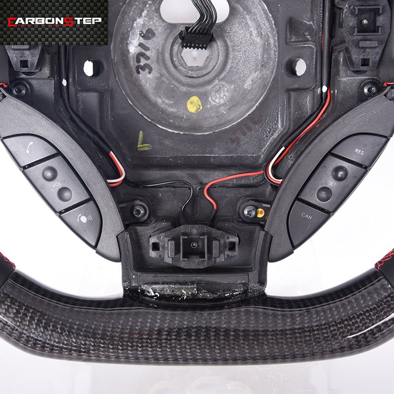 Carbon fiber car steering wheel for Aston Martin